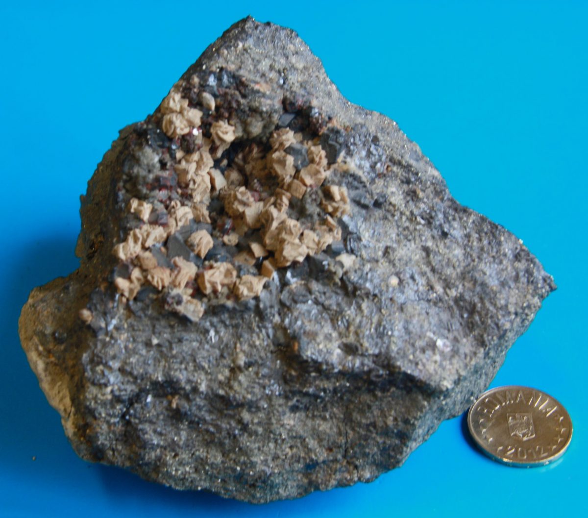 Sfalerit + Calcit