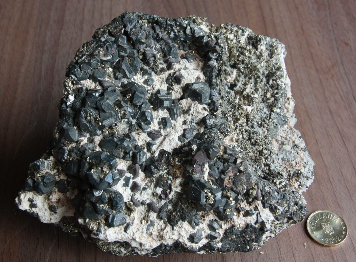 Minereu complex (Pirită + Sfalerit) + Cuarţ