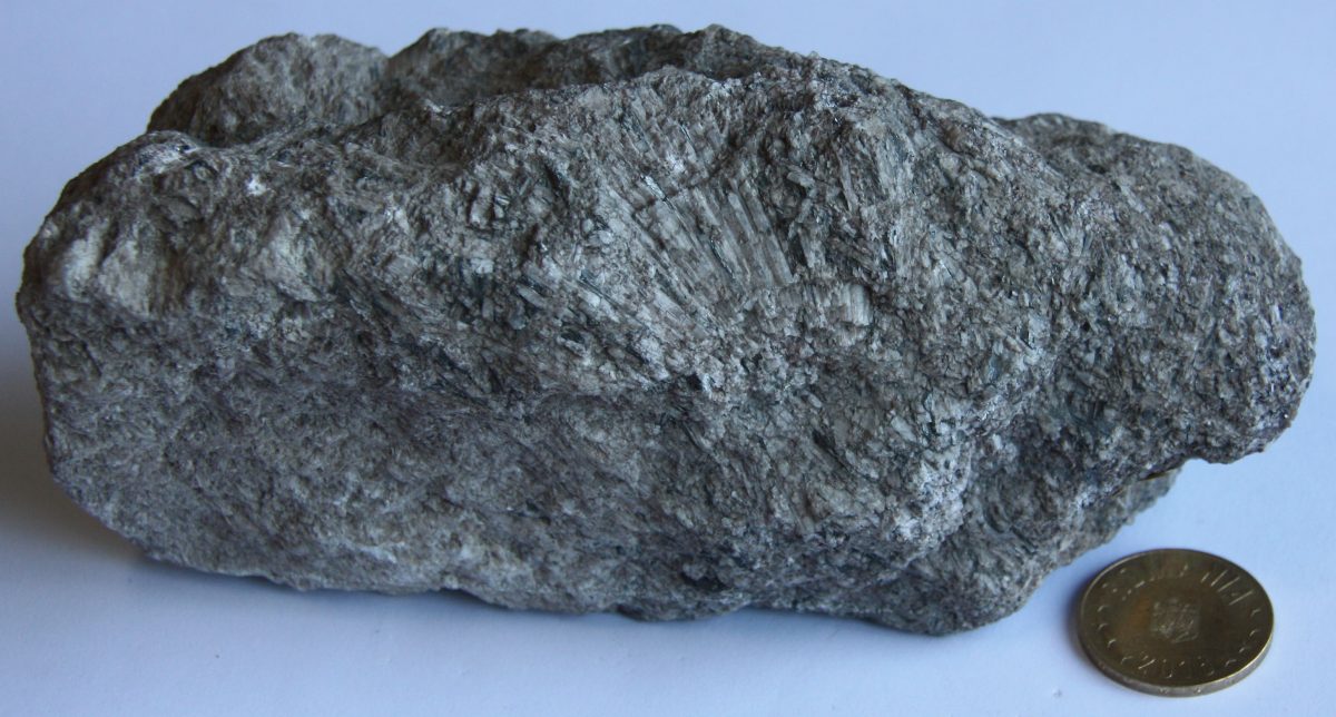 Skarn wollastonitic cu bismutină