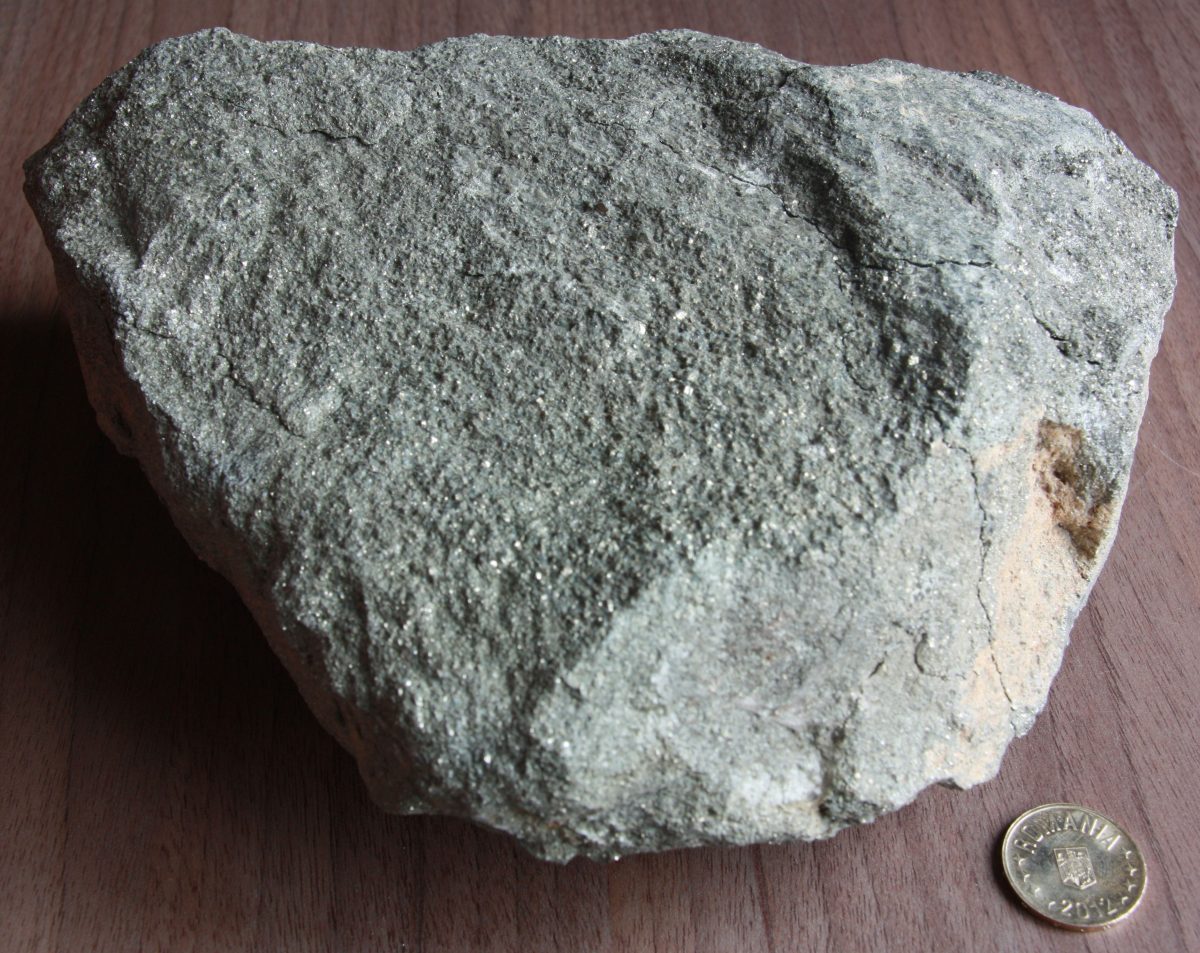 Pirită in şist cloritos