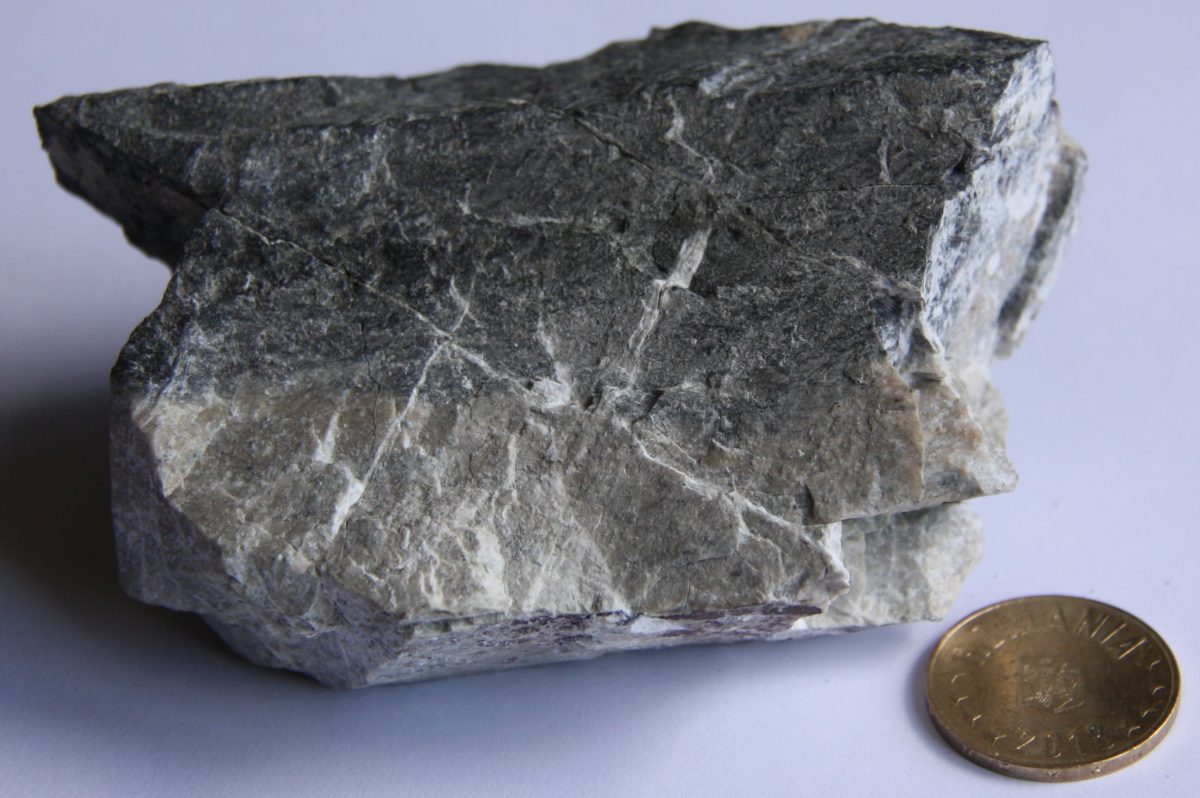 Porfir dioritic cu corneană şi skarn
